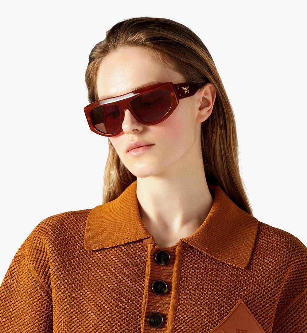 MEGESMM02CR001-Unisex Square Sunglasses|CARAMEL