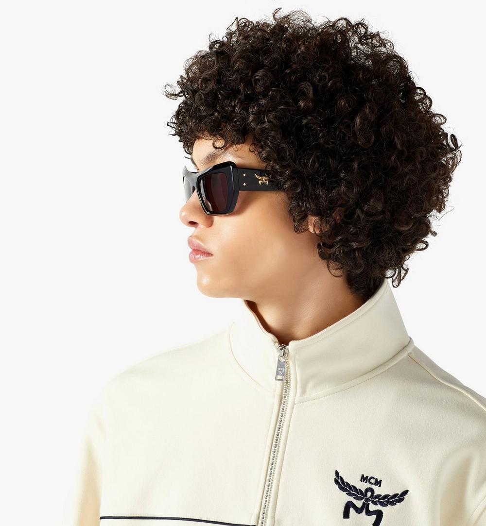 MEGESMM04BK001-Unisex Square Sunglasses|BLACK