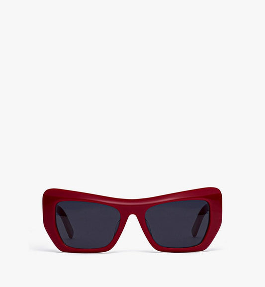 MEGESMM04RE001-Unisex Square Sunglasses|RED
