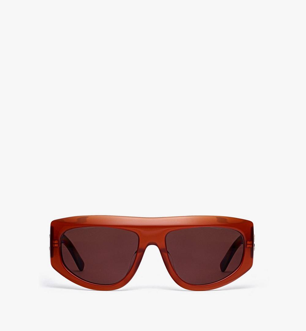 MEGESMM02CR001-Unisex Square Sunglasses|CARAMEL