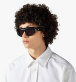 MEGESMM02BK001-Unisex Square Sunglasses|BLACK