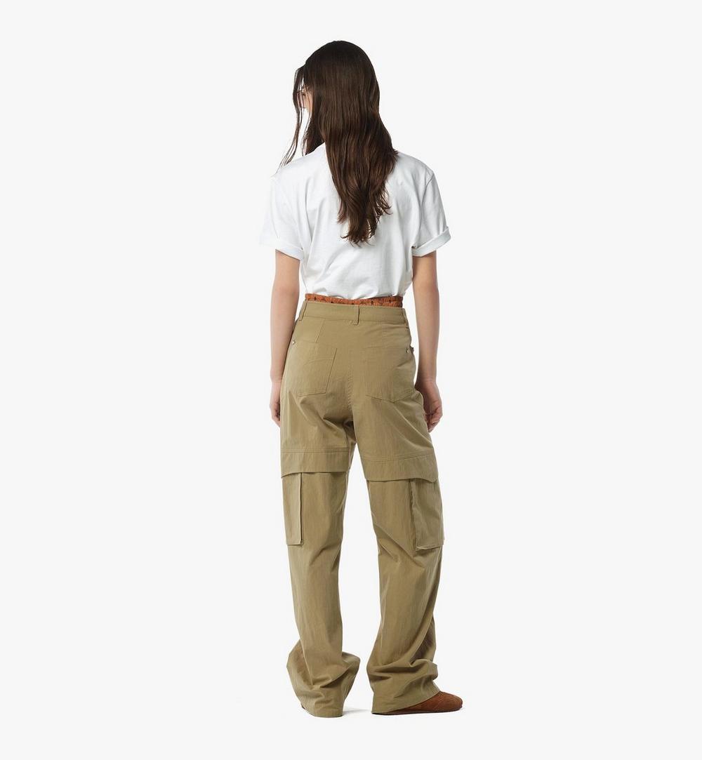 MFPFAMM03IG00L-W MCM COL CTTN NYLON CARGO PANTS, LARGE|BEIGE
