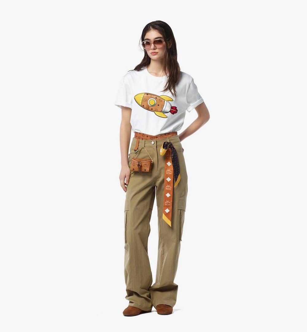 MFPFAMM03IG00L-W MCM COL CTTN NYLON CARGO PANTS, LARGE|BEIGE