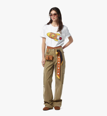 MFPFAMM03IG00L-W MCM COL CTTN NYLON CARGO PANTS, LARGE|BEIGE