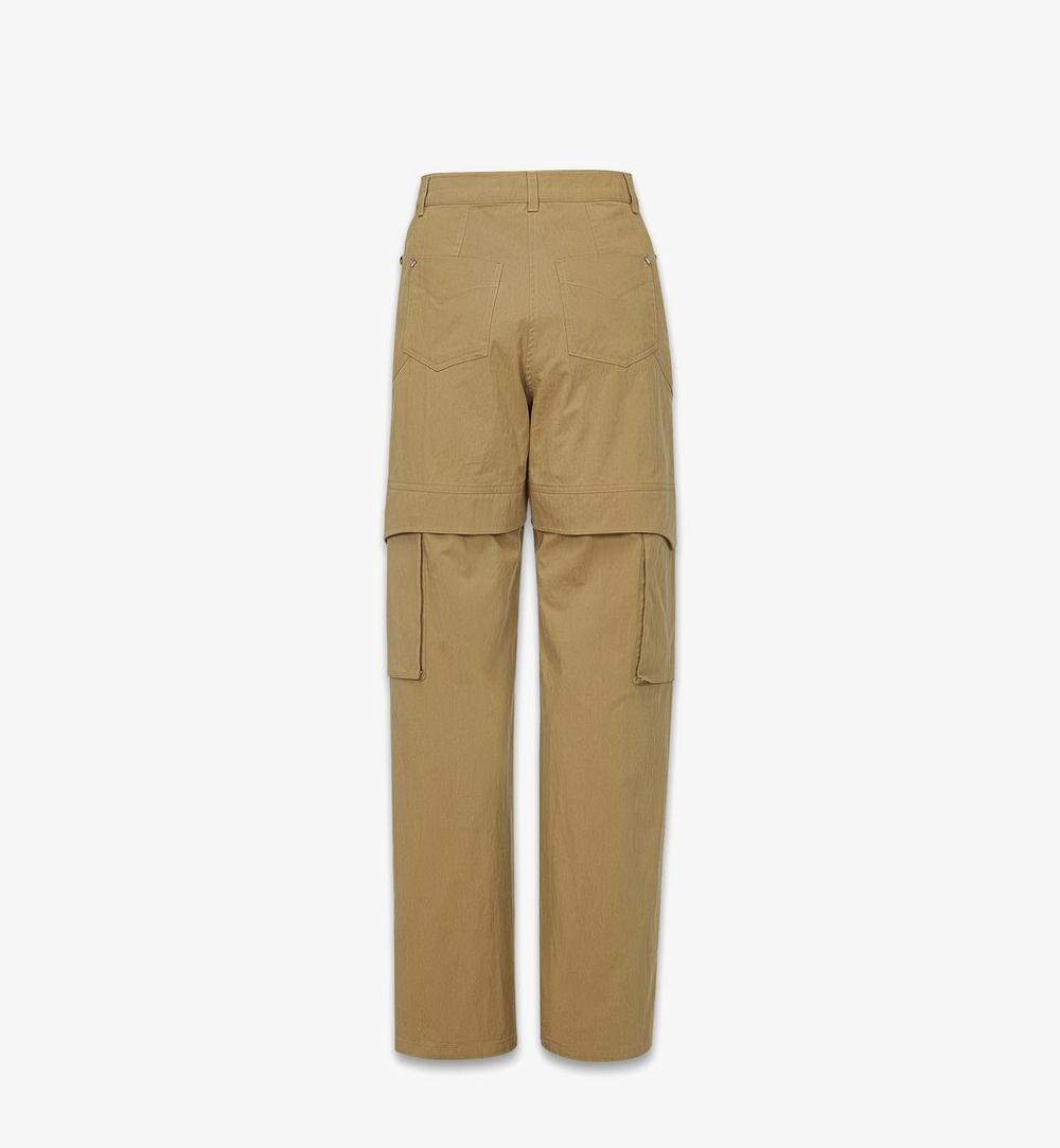 MFPFAMM03IG00M-W MCM COL CTTN NYLON CARGO PANTS, MEDIUM|BEIGE