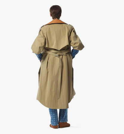 MFCFAMM02IG040-W MCM COL CTTN TWILL TRENCH COAT IG, 040|BEIGE