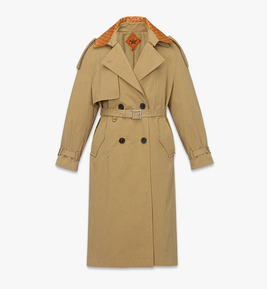 MFCFAMM02IG040-W MCM COL CTTN TWILL TRENCH COAT IG, 040|BEIGE