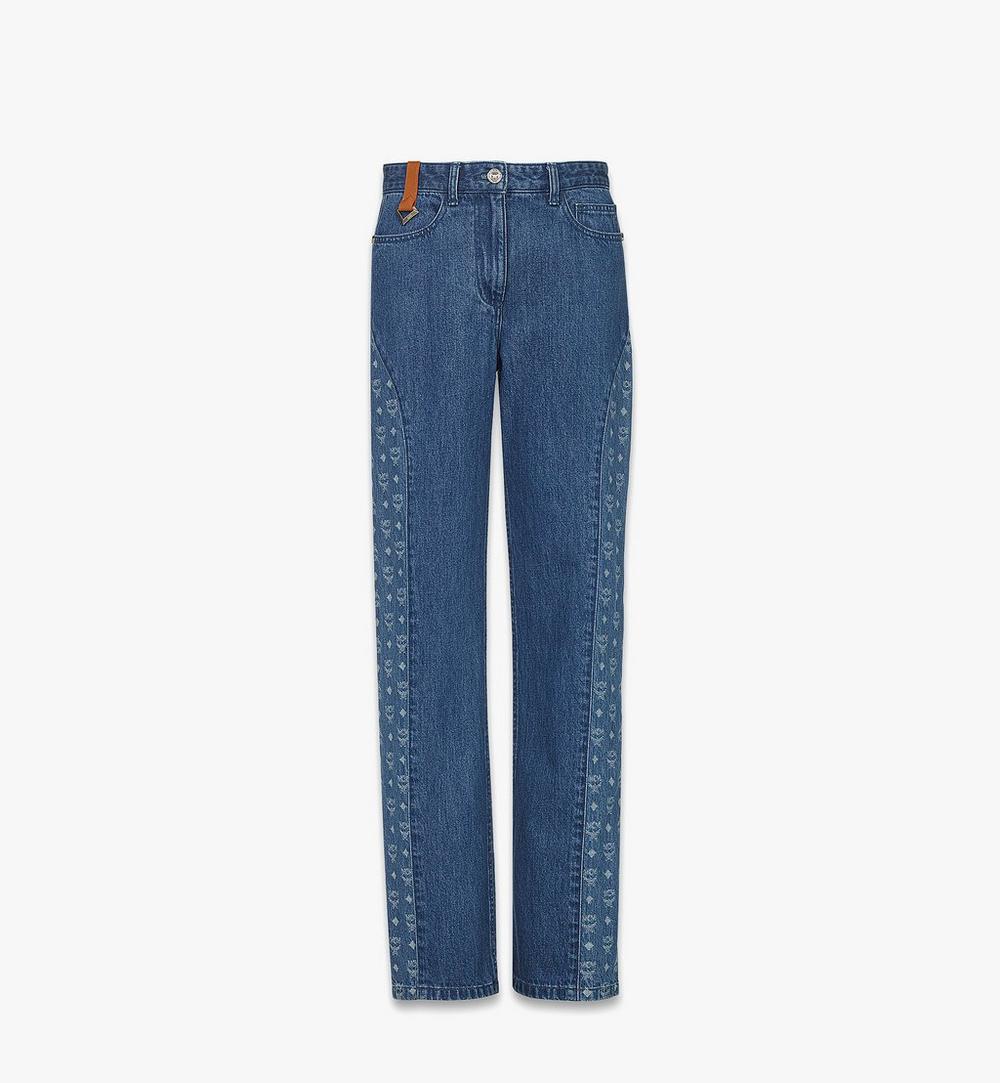 W Mcm Col Jqd Mix Denim Jeans Hd, 040