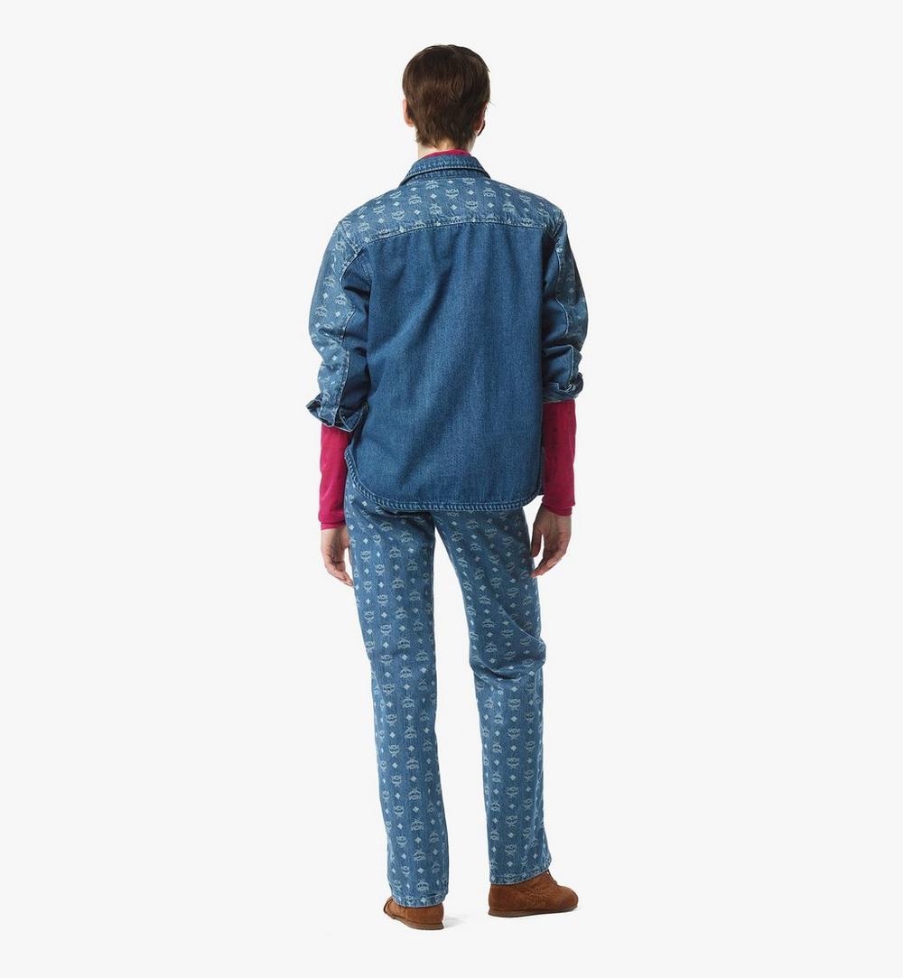 MFHFAMM01HD040-W MCM COL JQD MIX DENIM SHIRT HD, 040|DENIM BLUE