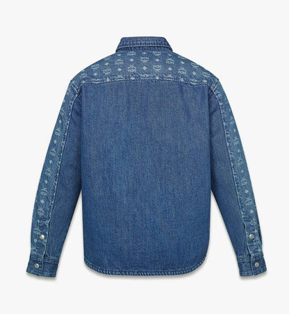 MFHFAMM01HD042-W MCM COL JQD MIX DENIM SHIRT HD, 042|DENIM BLUE