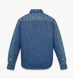 MFHFAMM01HD042-W MCM COL JQD MIX DENIM SHIRT HD, 042|DENIM BLUE