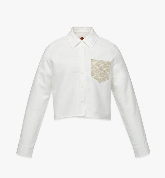 MFHFSMM01WT038-W MCM COL JQD PCK OXFORD SHIRT WT, 038|White