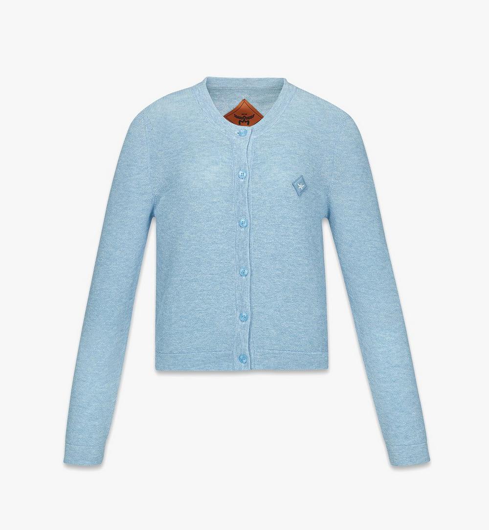 MFDFAMM02L800L-W MCM COL SUMMER KNIT CARDIGAN L8, LARGE|DELLA ROBBIA BLUE