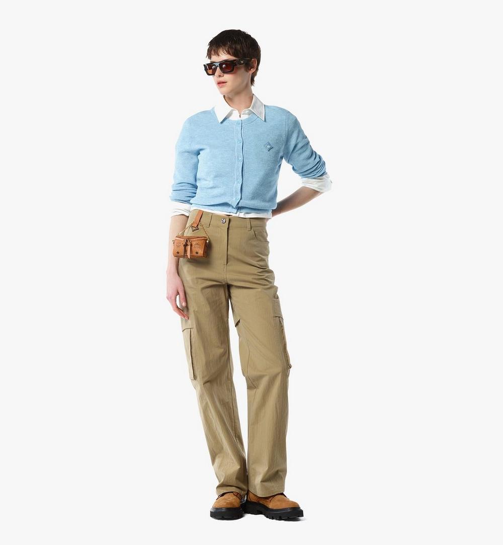 MFDFAMM02L800S-W MCM COL SUMMER KNIT CARDIGAN L8, SMALL|DELLA ROBBIA BLUE