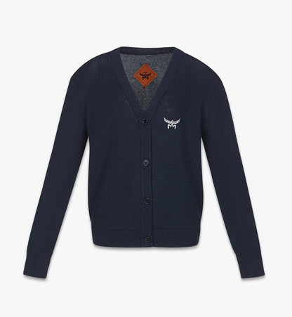 MFDFAMM01VC00L-W MCM COL SUMMER KNIT CARDIGAN VC, LARGE|NAVY BLAZER