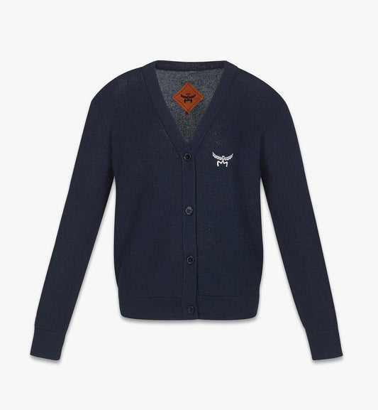 MFDFAMM01VC00L-W MCM COL SUMMER KNIT CARDIGAN VC, LARGE|NAVY BLAZER
