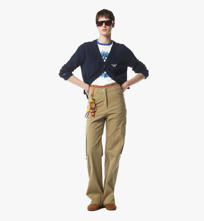 MFDFAMM01VC00S-W MCM COL SUMMER KNIT CARDIGAN VC, SMALL|NAVY BLAZER