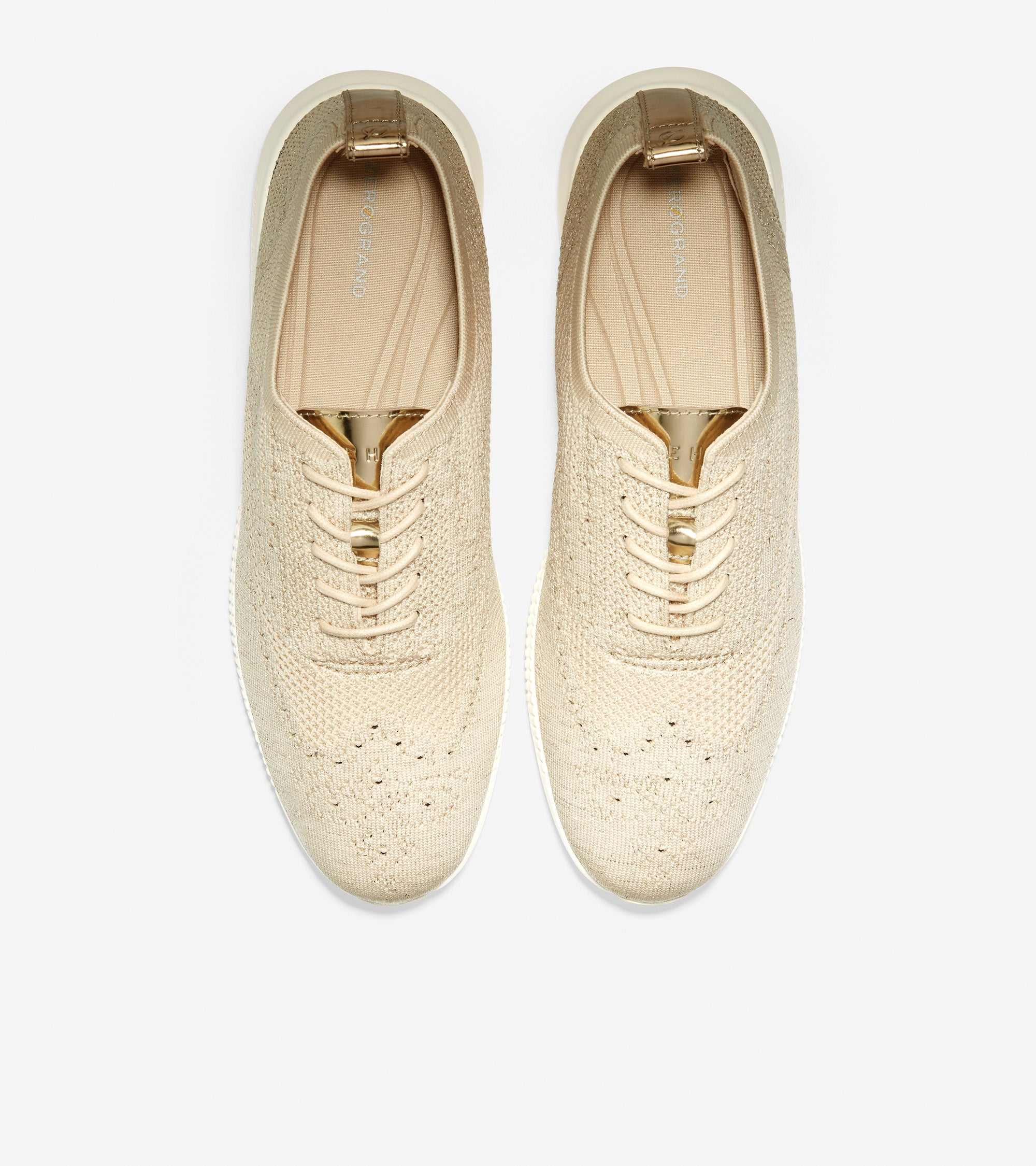 ColeHaan-2.ZERØGRAND Oxford-w17222-Gold/Brazilian Sand Stitchlite™