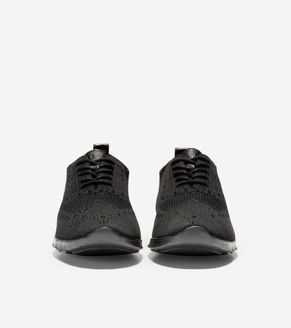 ColeHaan-ZERØGRAND Wingtip Oxford-w17828-Black Stitchlite™-Black