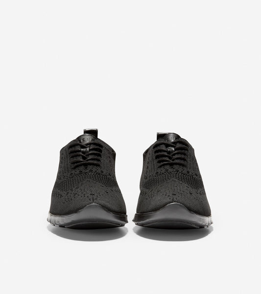 ColeHaan-ZERØGRAND Wingtip Oxford-w17828-Black Stitchlite™-Black