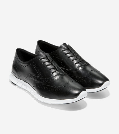 ColeHaan-ZERØGRAND Wingtip Oxford-w18202-Black Leather