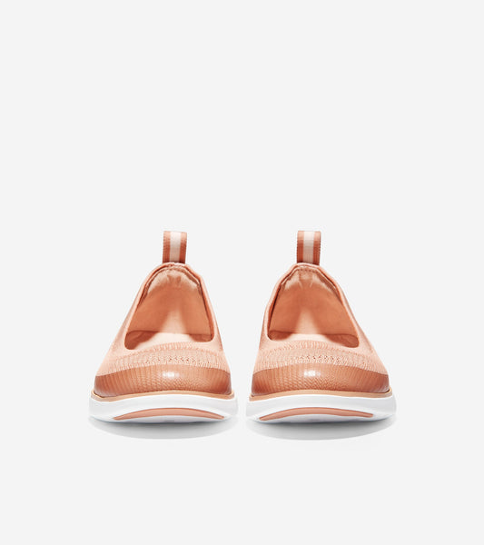 ColeHaan-ZERØGRAND Global Ballet-w18217-Mahogany Rose Stitchlite™