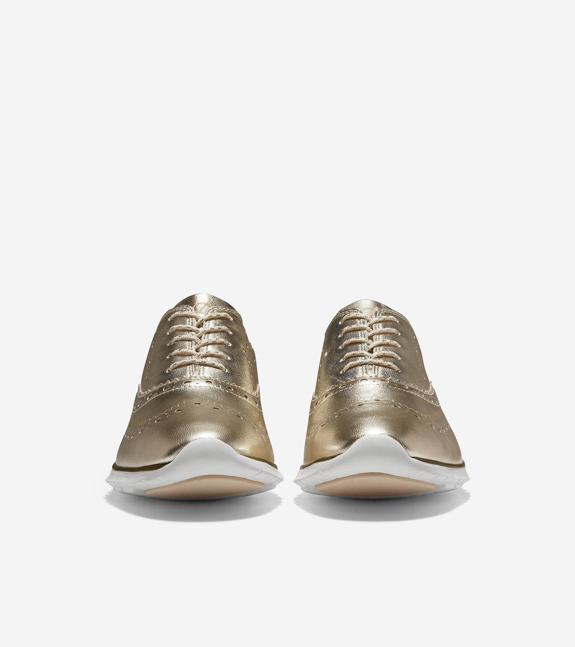 ColeHaan-ZERØGRAND Wingtip Oxford-w18279-Soft Gold Metallic