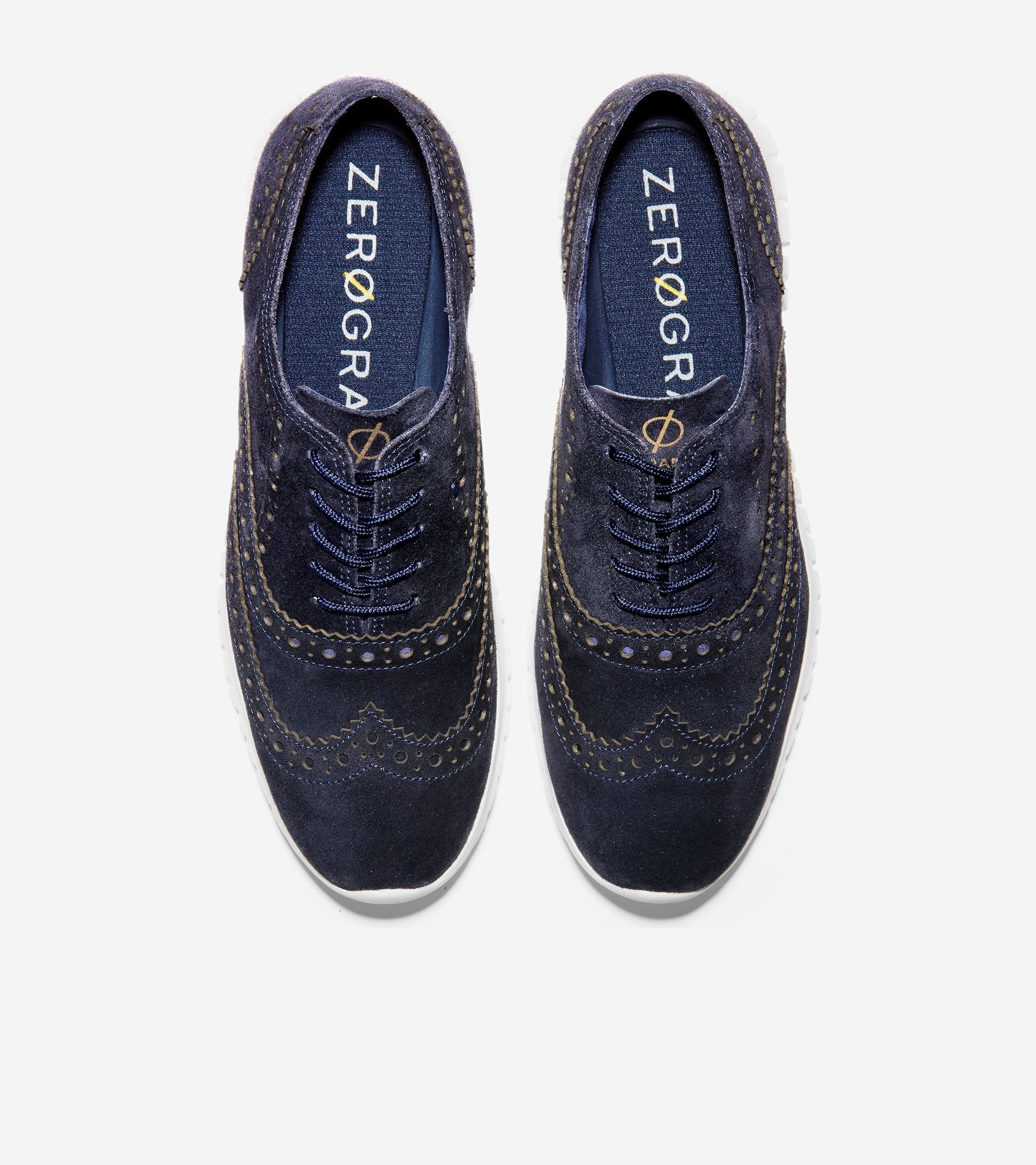 ColeHaan-ZERØGRAND Wingtip Oxford-w19293-Dark Navy Sparkle Leather