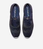 ColeHaan-ZERØGRAND Wingtip Oxford-w19293-Dark Navy Sparkle Leather