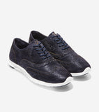 ColeHaan-ZERØGRAND Wingtip Oxford-w19293-Dark Navy Sparkle Leather