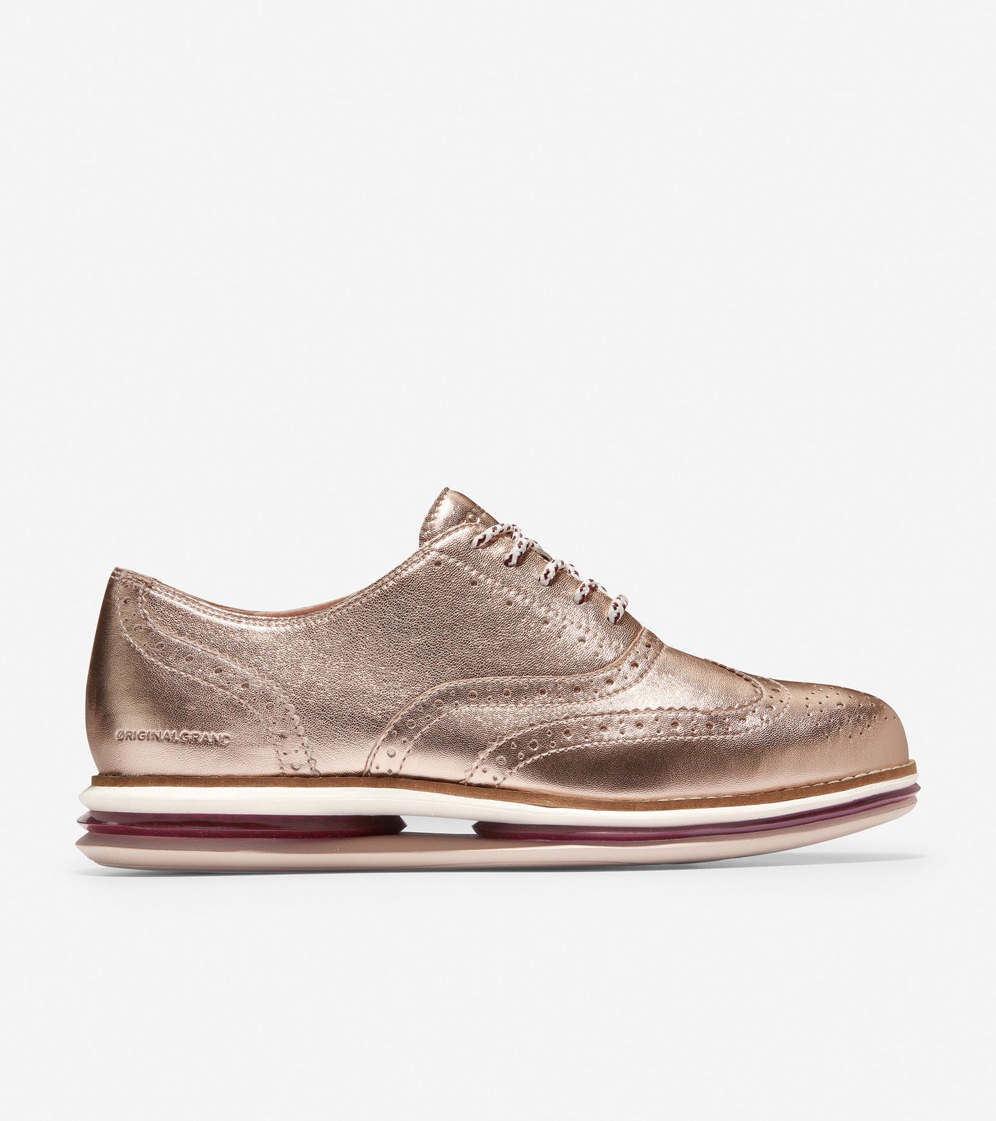 ColeHaan-ØriginalGrand Energy Twin Oxford-w21306-Rose Gold-Chocolate Truffle