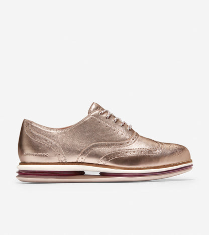 ColeHaan-ØriginalGrand Energy Twin Oxford-w21306-Rose Gold-Chocolate Truffle