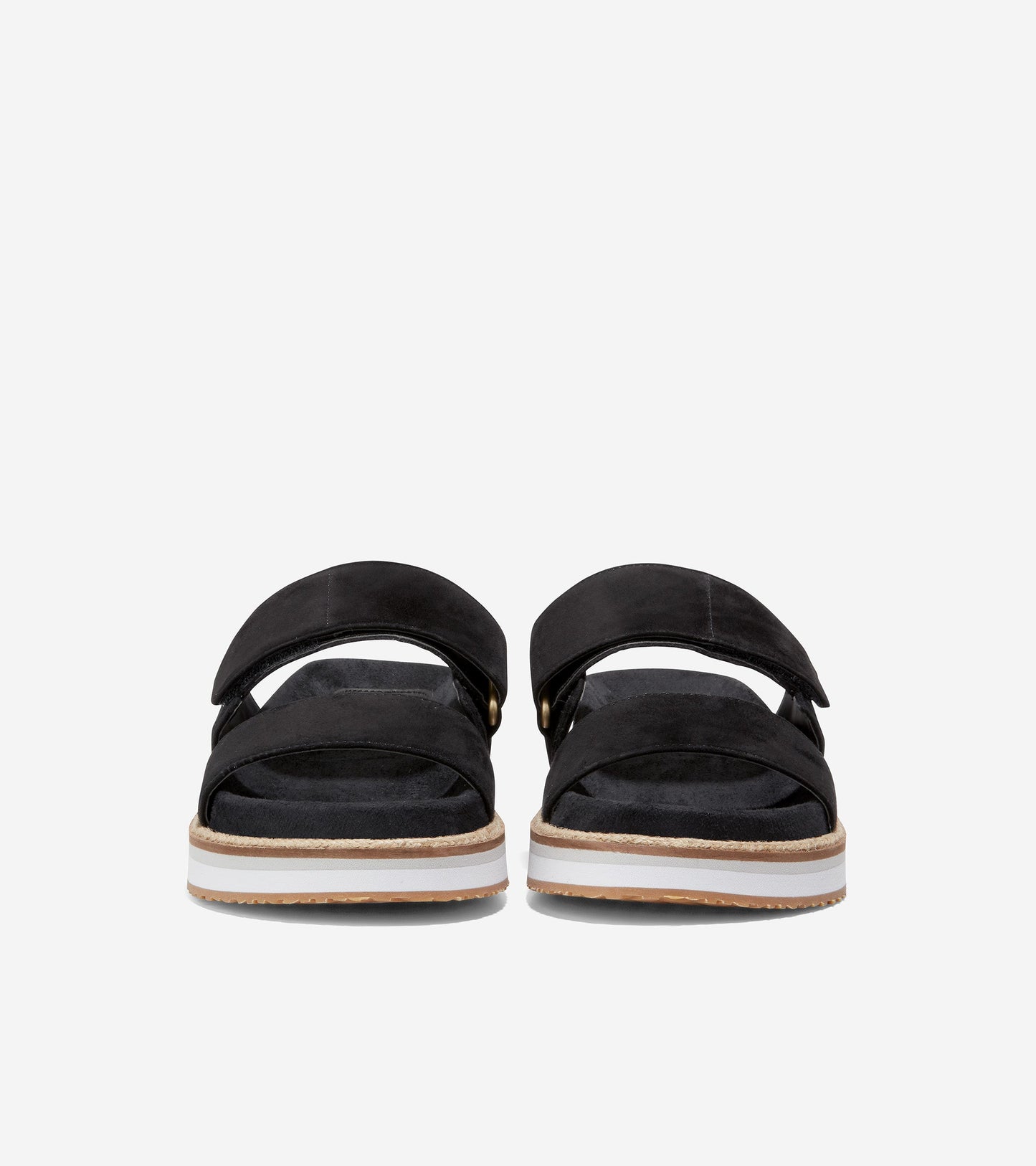 w23434-Cloudfeel Slide Sandal-Black Suede
