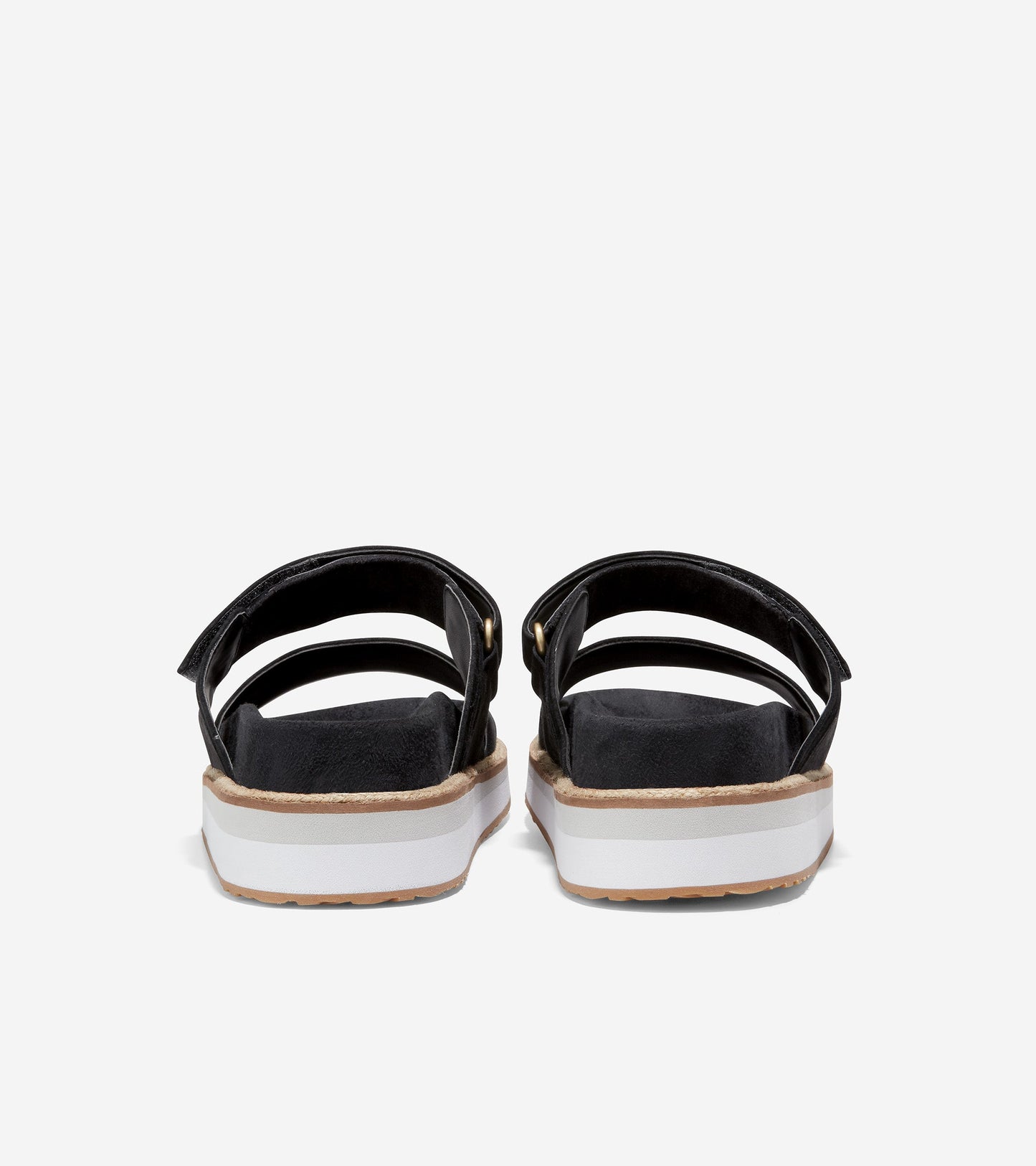w23434-Cloudfeel Slide Sandal-Black Suede