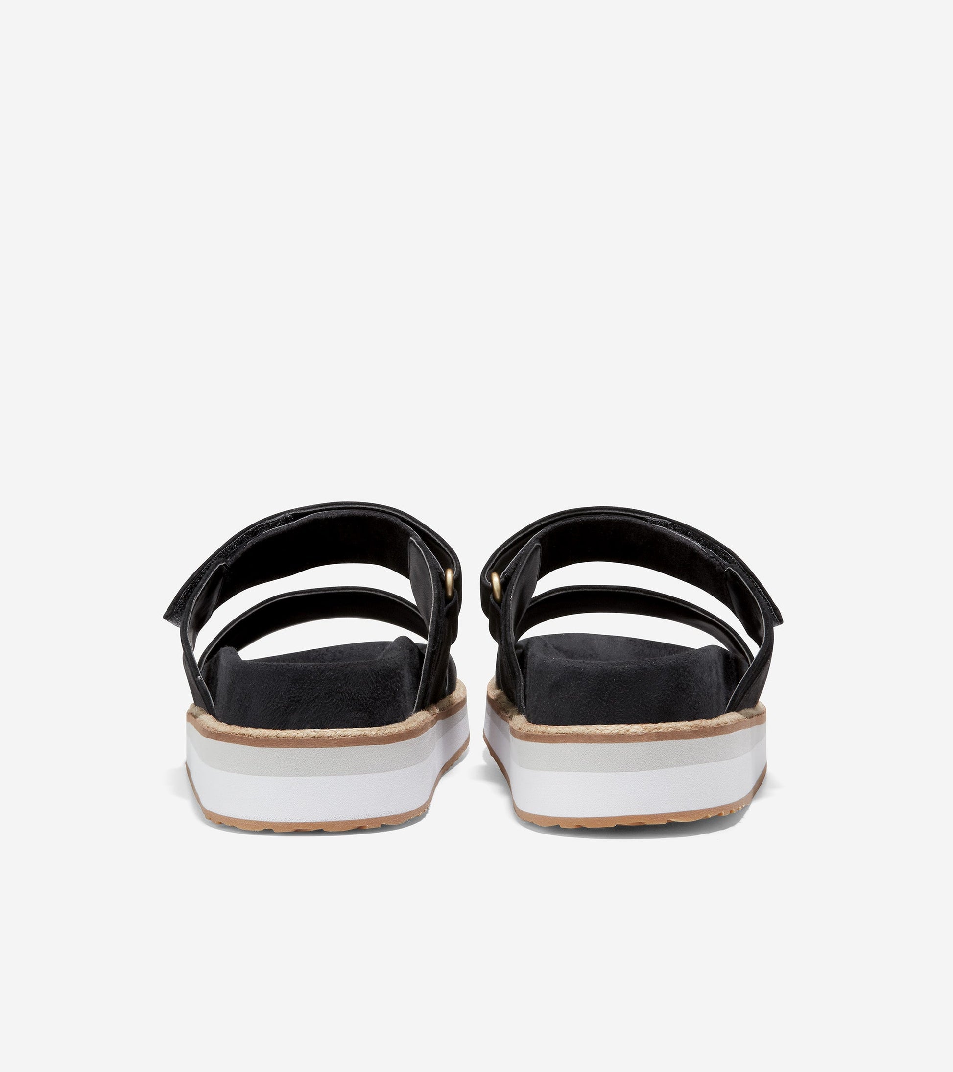 w23434-Cloudfeel Slide Sandal-Black Suede