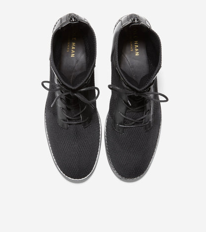 ColeHaan-Piedmont Combat Bootie-w24536-Black Stitchlite™