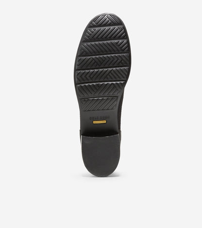 ColeHaan-Piedmont Combat Bootie-w24536-Black Stitchlite™