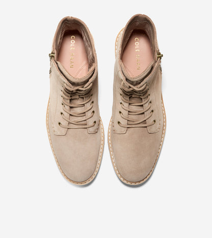 W24848-Women's Greenwich Lace-Up Bootie-Latte-Antique Brass