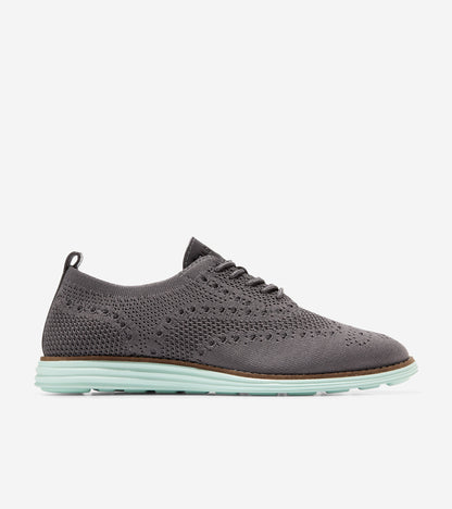 w24923-ØriginalGrand Wingtip Oxford-Ch Dk Pavement / Misty Jade