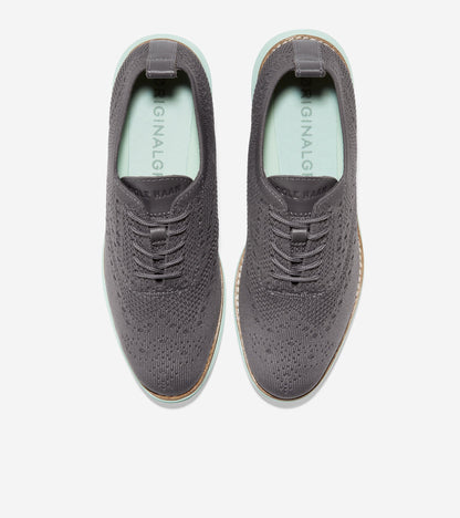 w24923-ØriginalGrand Wingtip Oxford-Ch Dk Pavement / Misty Jade