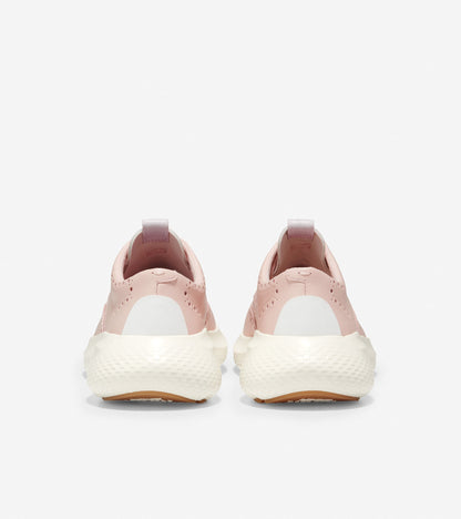 w25118-ZERØGRAND Changepace Wingtip Sneaker-Peach Whip