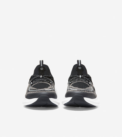 w25242-ZERØGRAND Outpace 2 Running Shoe-Black-Pavement Stitchlite™