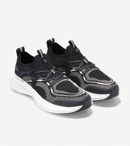 w25242-ZERØGRAND Outpace 2 Running Shoe-Black-Pavement Stitchlite™