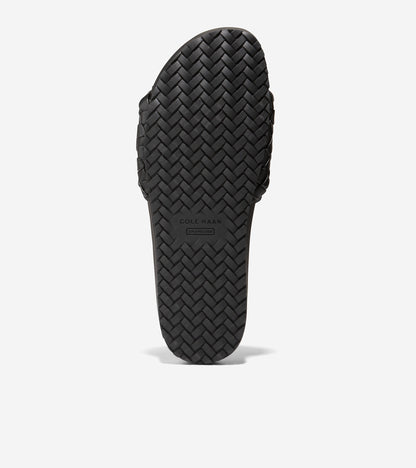 W25883-Mojave Slide Sandal-Black Leather