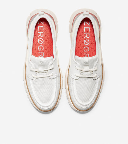 w25924-4.ZERØGRAND Regatta Boat Shoe-Blanc de Blanc