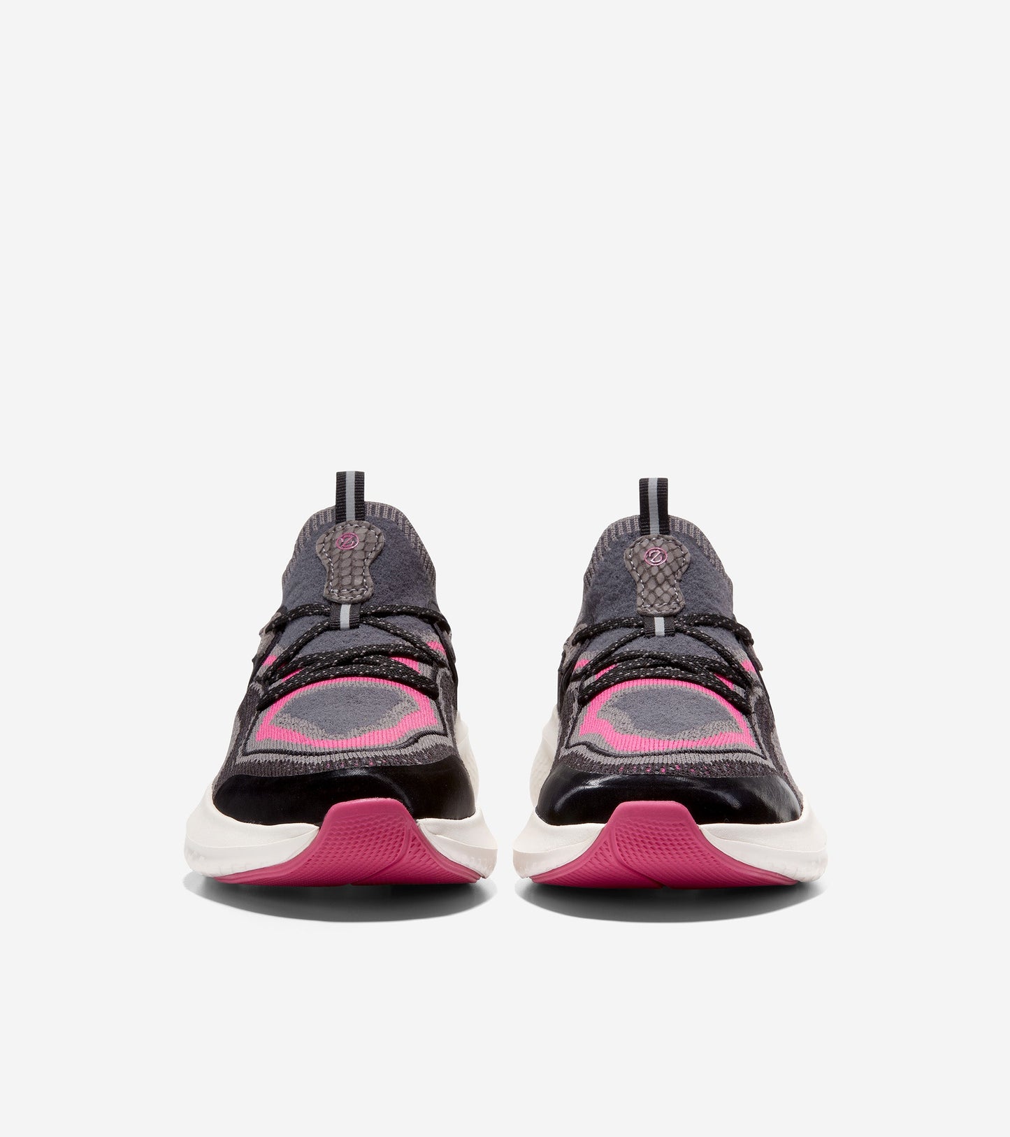 W26035-Women's ZERØGRAND Outpace 2 SL Running Shoe-Grey-Pink Peacock-Black