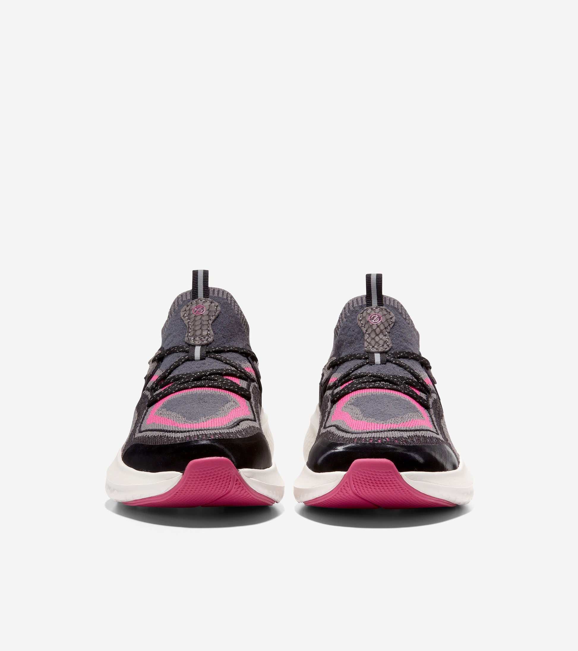W26035-Women's ZERØGRAND Outpace 2 SL Running Shoe-Grey-Pink Peacock-Black