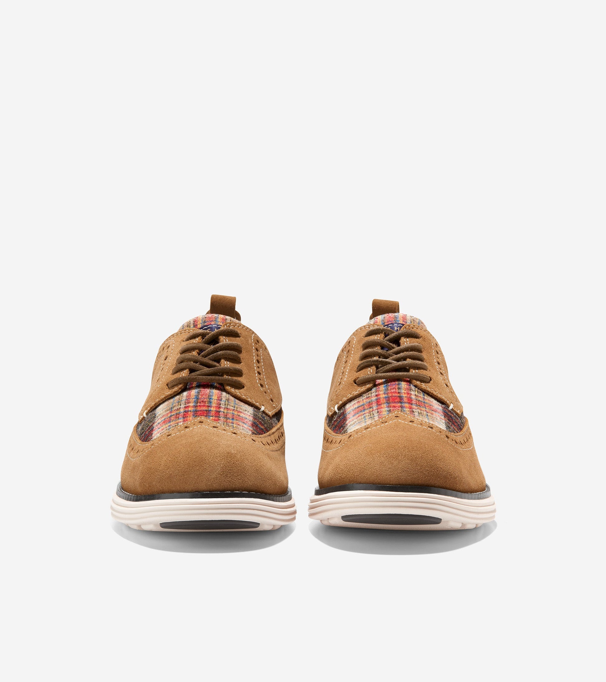 W26119-Women's Cole Haan x Pendleton ØriginalGrand Longwing Oxford-Golden Honey-Acadia Plaid