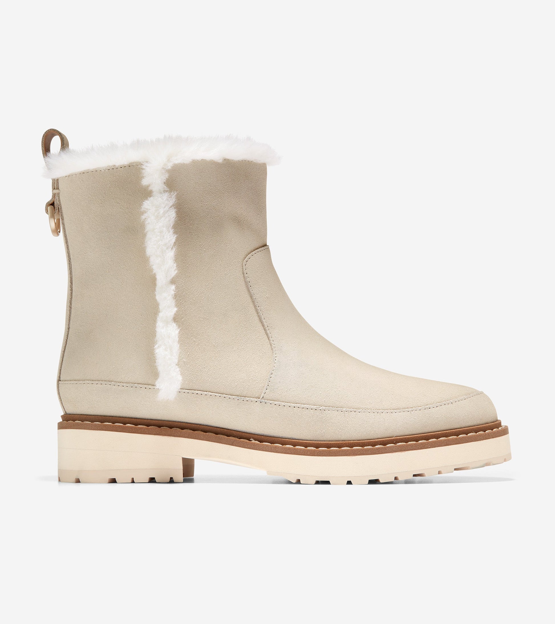 W26256-Women's Greenwich Bootie-Angora Suede-Shearling