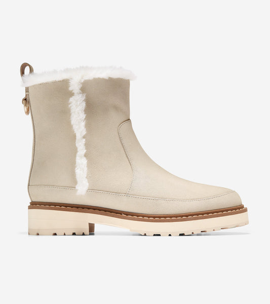 W26256-Women's Greenwich Bootie-Angora Suede-Shearling